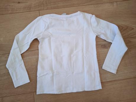 Tričká so zajačikom z flitrov h&m, veľ. 110/116, h&m,116