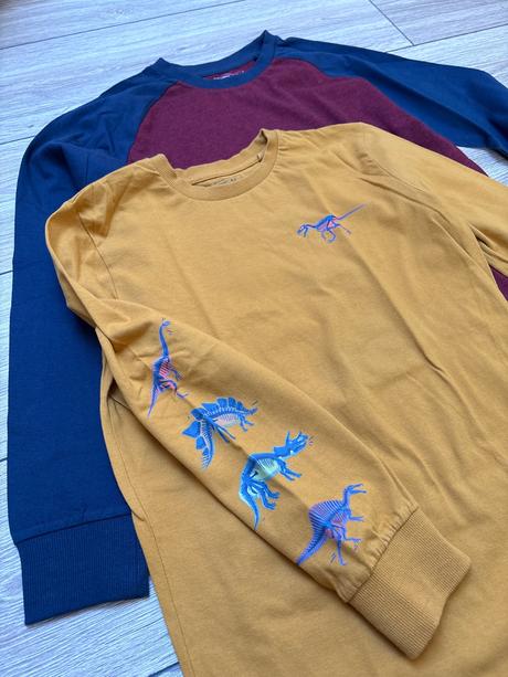 3pack dino tričká 158/164, next,158