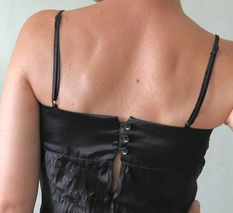 Saténový top s výšivkou papaya xs-s, papaya,xs