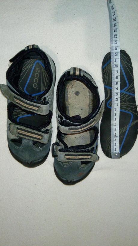 Sandále kožené nosené, ecco,31