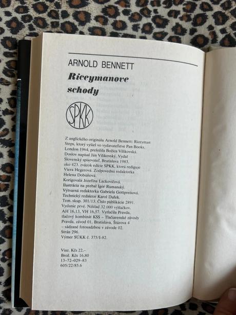 Riceymanove schody - arnold bennett,