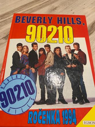 Beverly hills 90210 retro stará kniha ročenka 1994, 