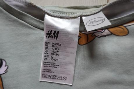 Pyžamo h&m disney 146/152, h&m,146