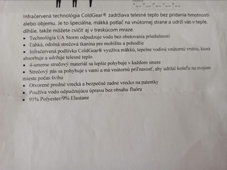 Under armour cgi tapered pant 34/32, l