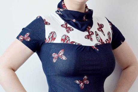 Šaty s motýlmi, xs