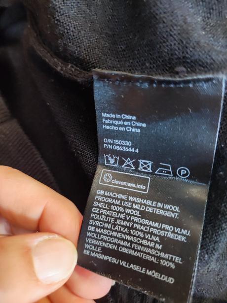 Vlnený svetre, h&m,l