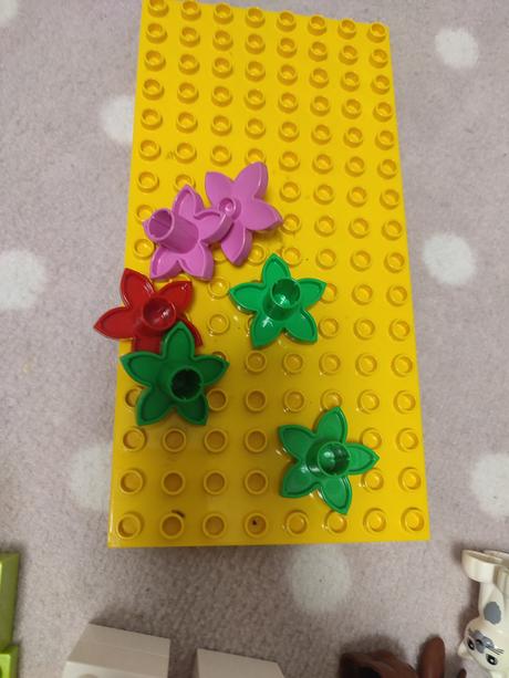 Lego duplo farma, veterinár, dom, stavebné stroje, 