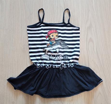 Dievčenské šaty na ramienka v. 116, 116