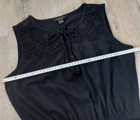 Dlhé letné šaty - čierne, esmara,40