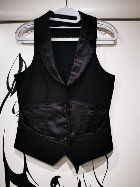 Čierna vesta, okay,xs