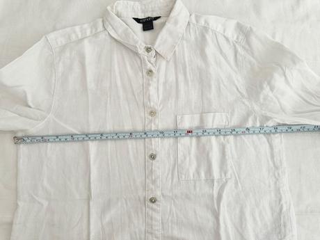 Klasická biela košeľa zo ľanu, esmara,36