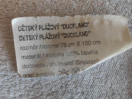 Osuška v ruksaku na pláž, 