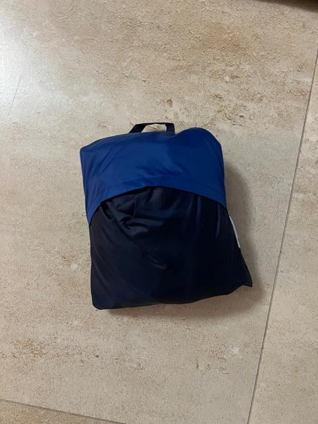 Detská turistická nepremokavá bunda, decathlon,152