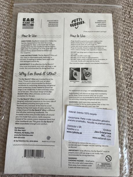 Neoprénová čelenka ear band-it ultra, 