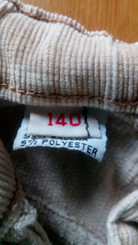 Dievčenské nohavice, 140