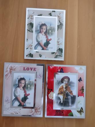 Sklenené rámiky na foto,