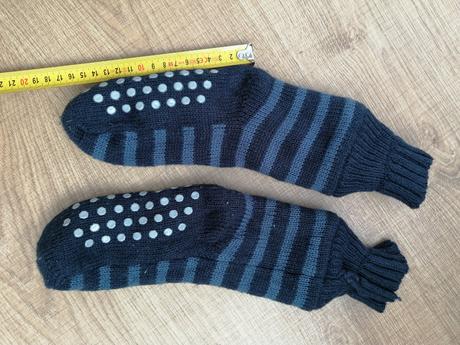 Domace teple ponozky, velkost 24 cm, 24