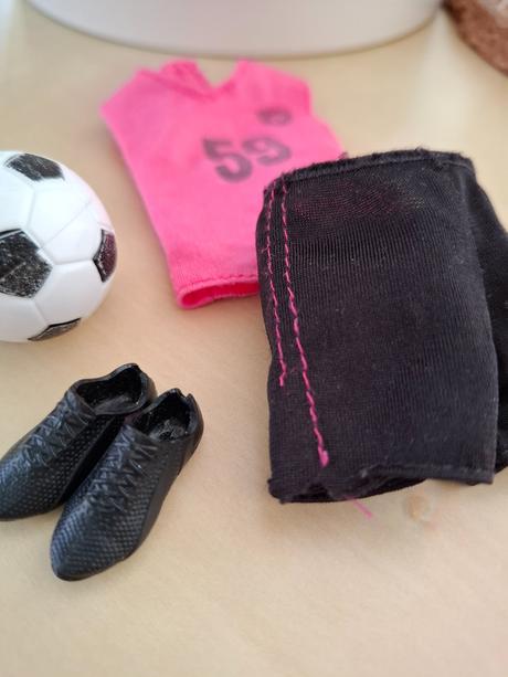 Barbie doplnky - futbalistka, 