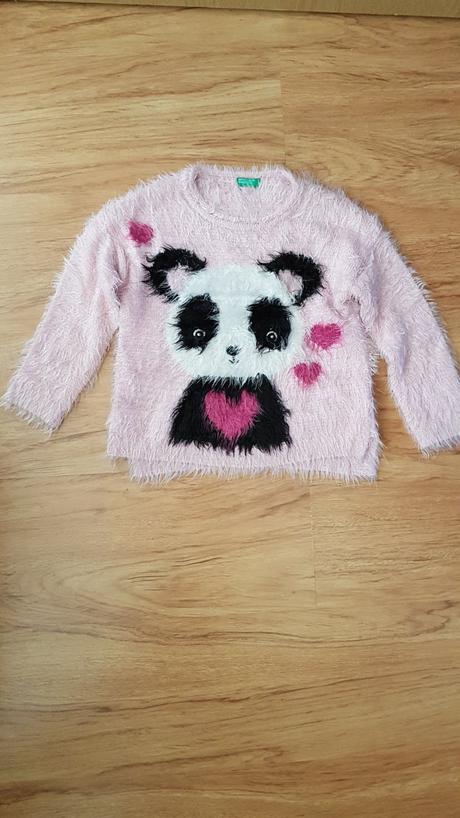 Pulovrík panda -  benetton, benetton,110