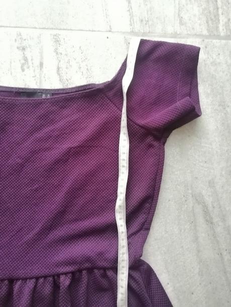 Tmavofialové šaty asos, v42, 42