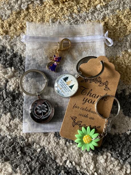 Prívesky na kľúče 4ks, 