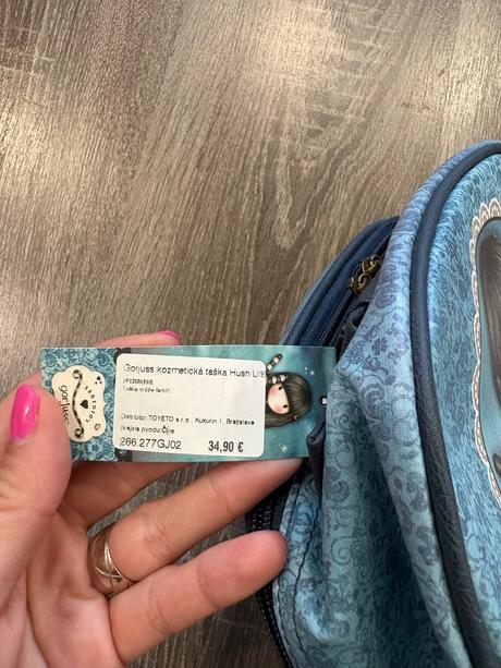 Santoro kozmetická taška hush little bunny,