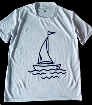 Športové tričko s plachetnicou vel.m-l, l / m