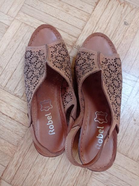 Kožené sandále robel, 40