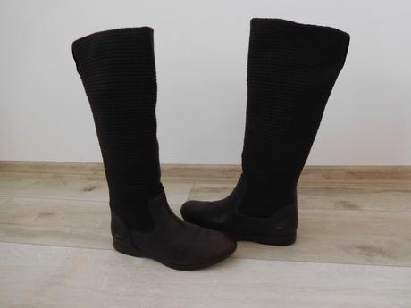 Lacoste 37v-dámske kožené čižmy, lacoste,37