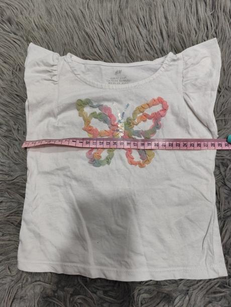 Tričko s motýlikom veľ. 92, h&m,92