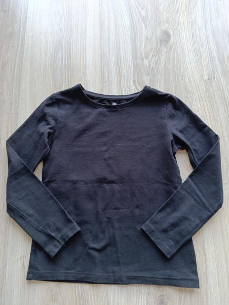 Uni čierne tričko, h&m,122