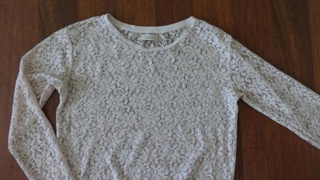 Krajkkový top v.s, pull&bear,s