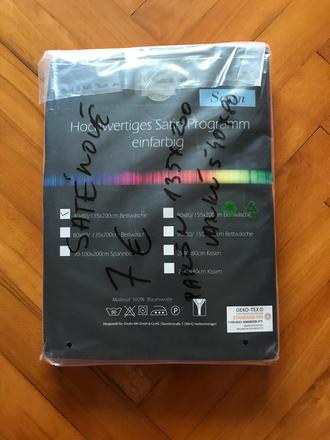 Kvalitné saténové obliečky -farba broskyňová,