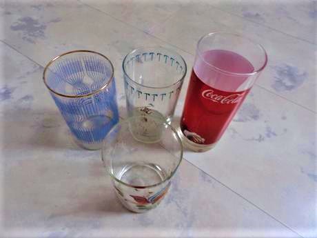 Staré socialistické poháre 5ks, 