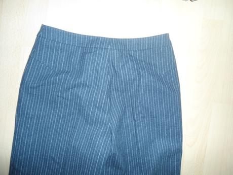 Cierne damske vlnene nohavice, s