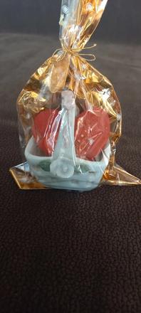 Porcelánový košík zo srdiečkami, 