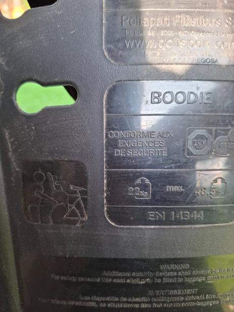 Sedacka na bicykel polisport, 