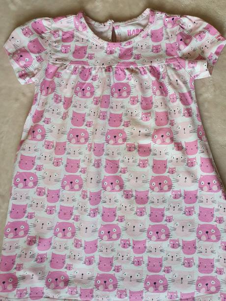 Tcm šaty s mačičkami 86/92, tcm,86