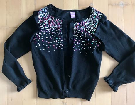 Sveter na  gombicky s trblietkami 110, dopodopo,110