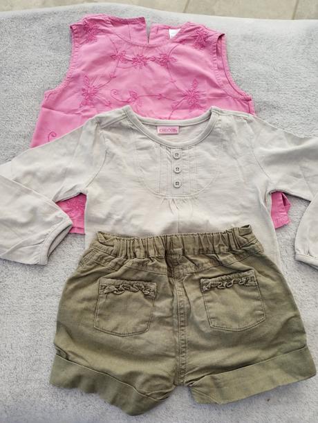 Letný balík oblečenia pre malú slečnu ,  92-98, 86–98