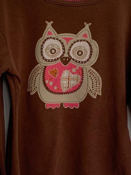 Dopodopo tmavohnedé tričko so sovou, dopodopo,128