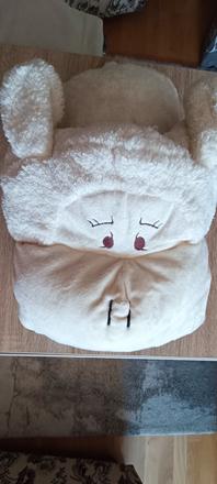 Plyšový ohrievač na nohy,