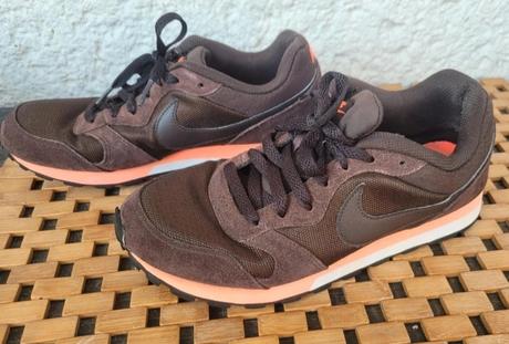 Hnede kozene botasky nike, nike,40
