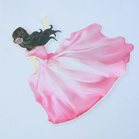 Tortový zápich slečna + motýle ružová - skladom,