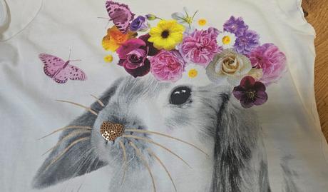 Tričko so zajačikom, f&f,152