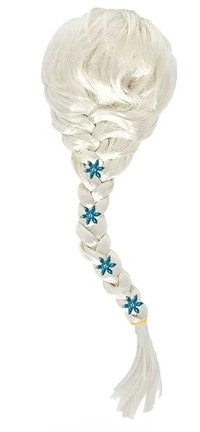 Elza parochňa vlasy cop frozen ľadové kráľovstvo,