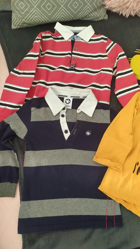 6x tričko s dlhým rukávom v top stave, reserved,104