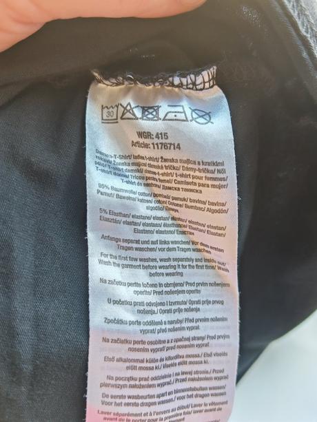 Čierne tričko, xs