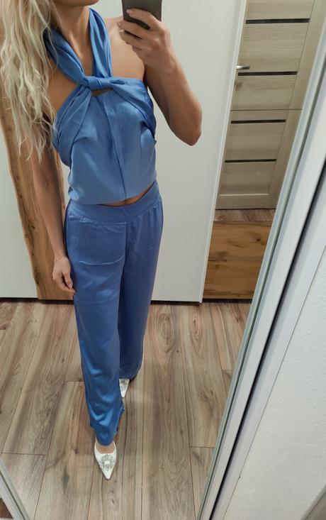 Saténový set komplet, s