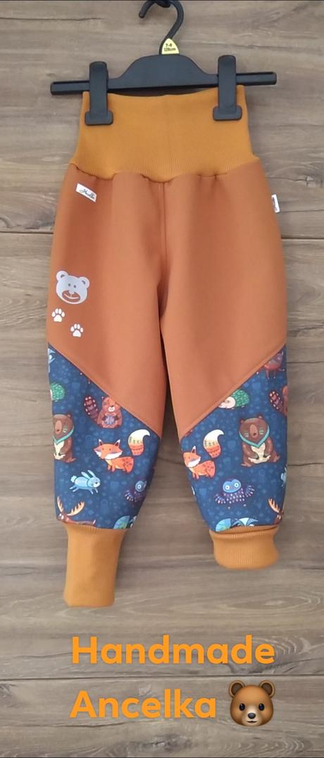 Zimné softshellky kombinované s reflexnym prvkom, 68 - 170